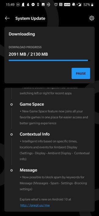 OnePlus 7 Pro 5G Android 10 Update (Oxygen OS 10)