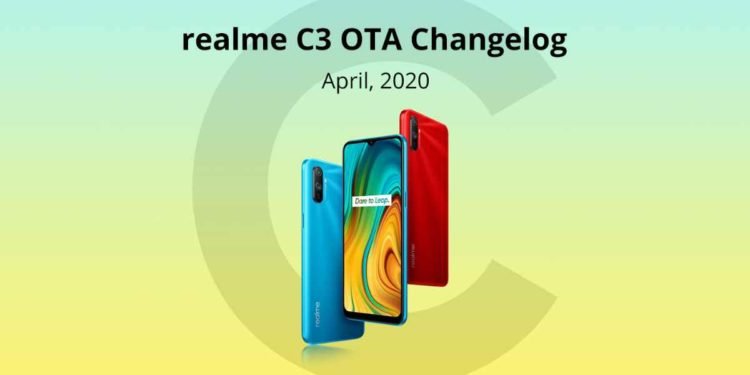 Realme C3 April, 2020 OTA brings Camera improvements & bug fixes [Download Now]