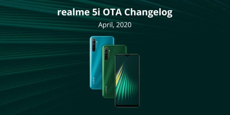 Realme 5i April Patch rolling out now, Android 10 (Realme UI ) update awaited