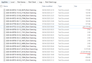 Log files League of Legends