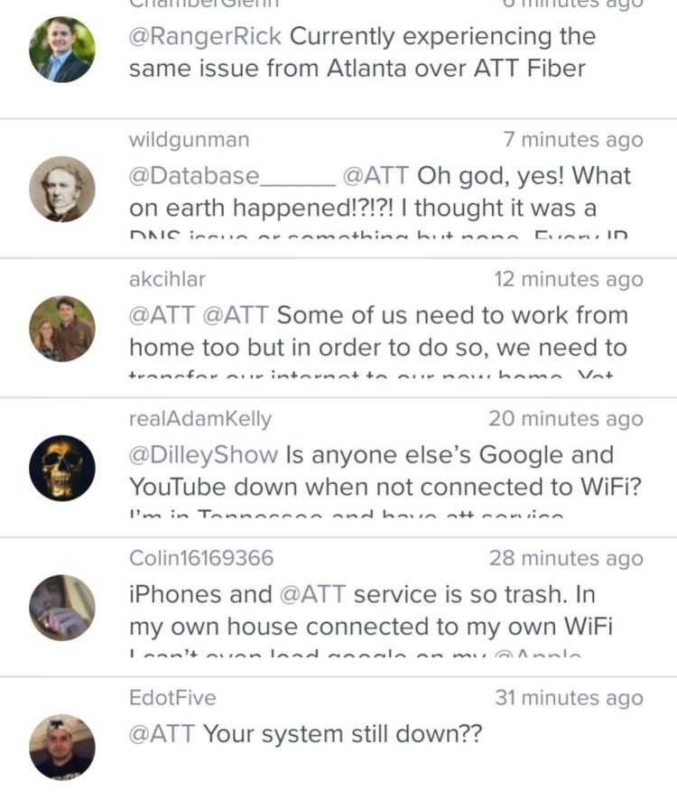 AT&T outage – Internet down & not working for many users | ATT services ...