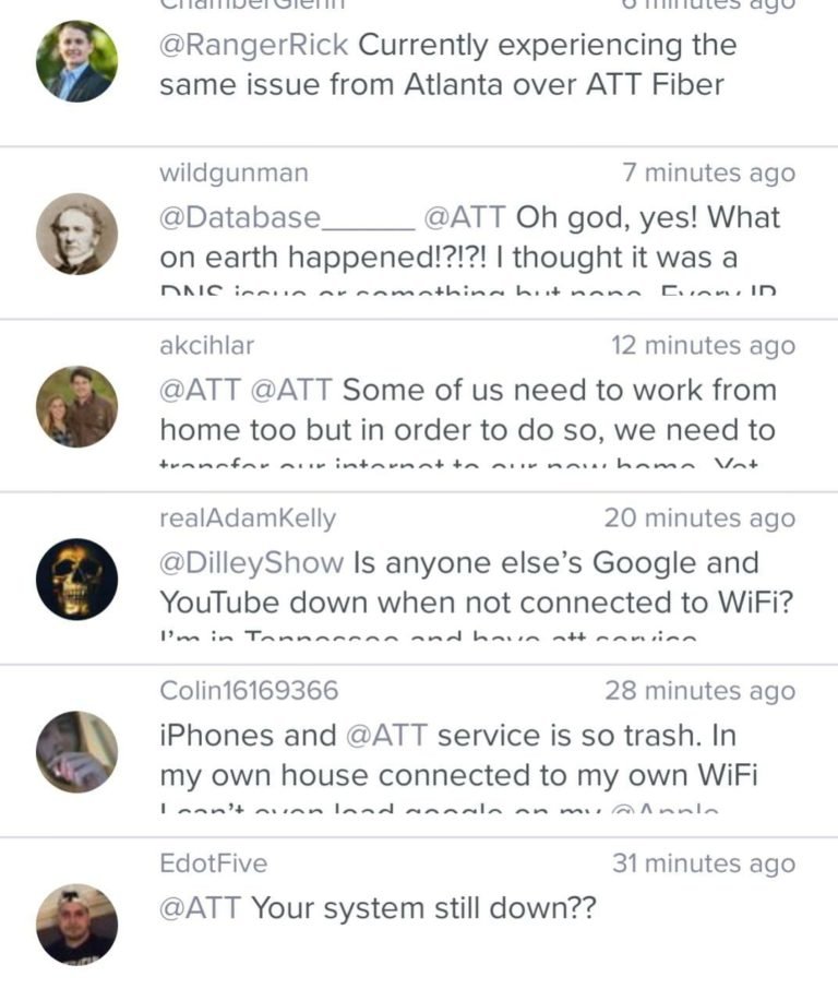 AT&T outage – Internet down & not working for many users | ATT services ...