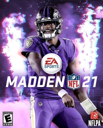 Madden Mobile 21 Base Lamar Jackson card concept : r/MaddenMobileForums