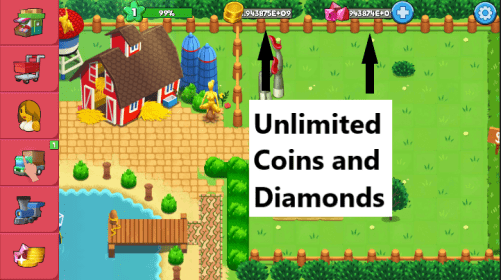 Farm Town Mod Apk Unlimited Golds And Diamonds Download