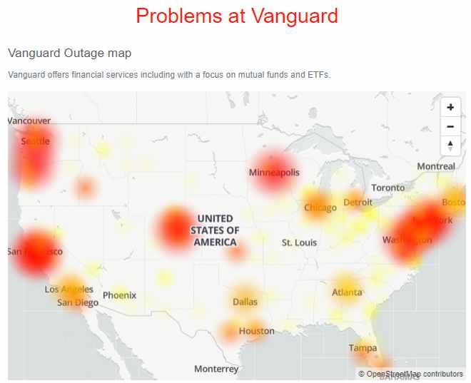 Vanguard Website down : Users getting internal server error and facing other problems