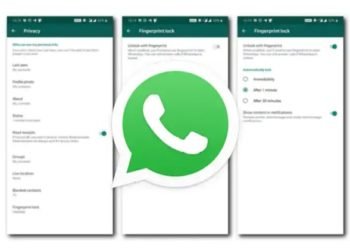 WhatsApp fingerprint lock