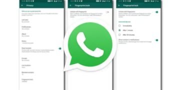 WhatsApp fingerprint lock