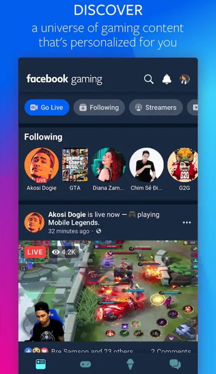 Download Facebook Gaming App : Launched today globally for Android devices