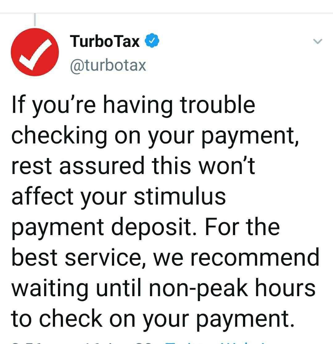 turbotax stimulus issues