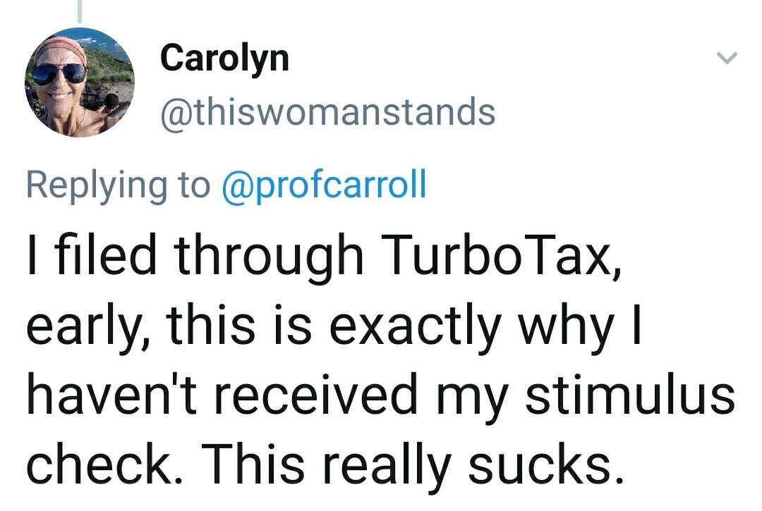 Turbotax Stimulus payments/ deposit not received & payment status check