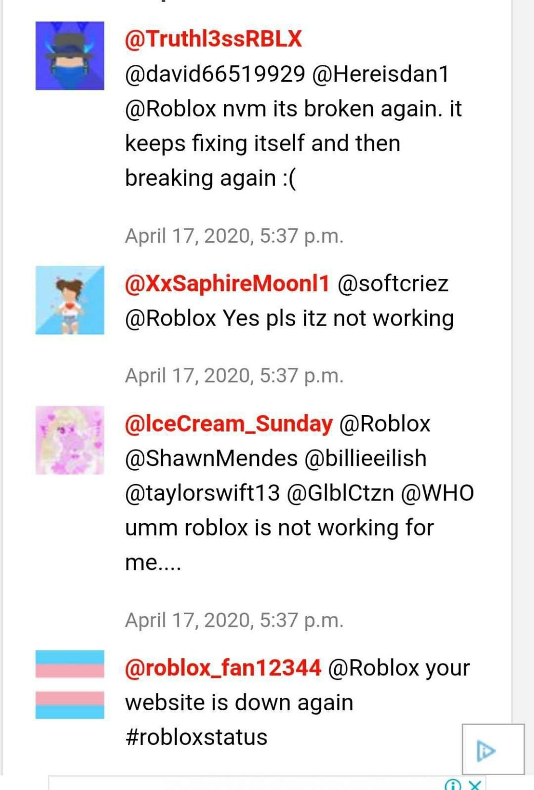 why are roblox servers down