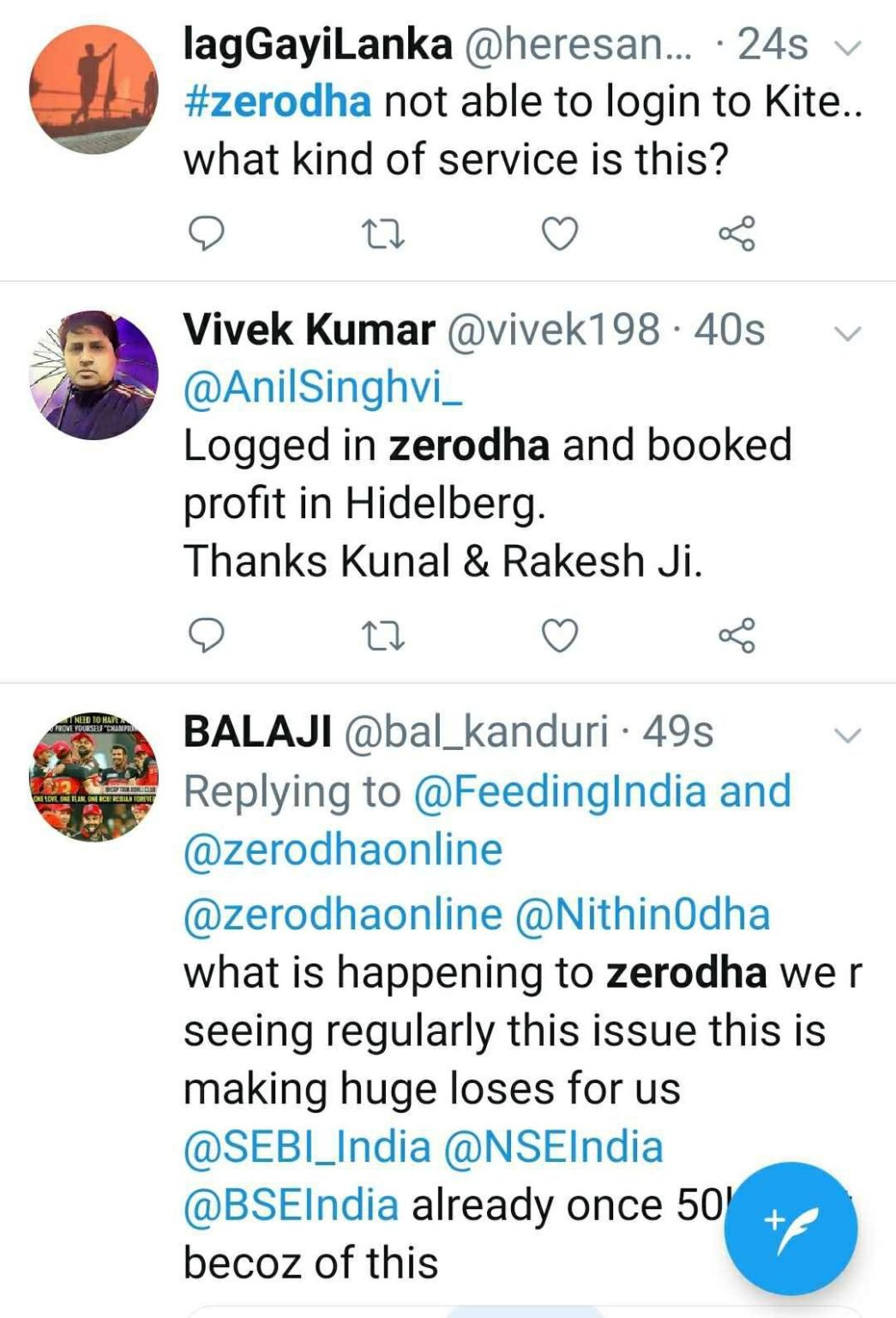 Zerodha down & login not working Kite app down for many users