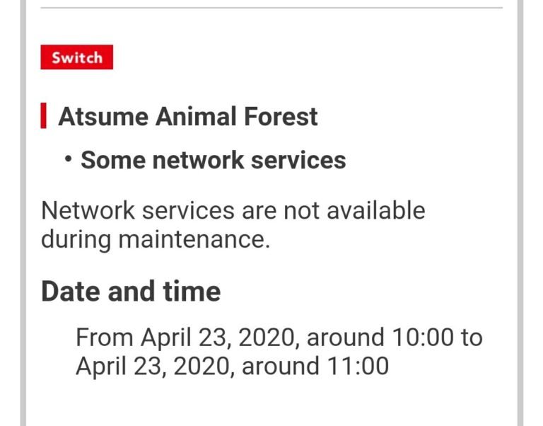 [April 23 New Patch 1.2.0] Animal Crossing New Horizons servers down