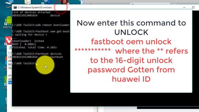 huawei fastboot oem unlock generator