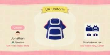 Animal Crossing: New Horizons- My Hero Academia Custom Design And QR Codes