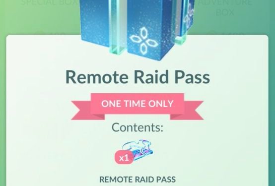 A New Remote Raid Pass Box Is Available In Pokemon Go