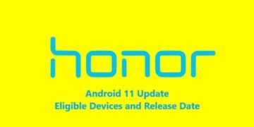 Honor Android 11 Update