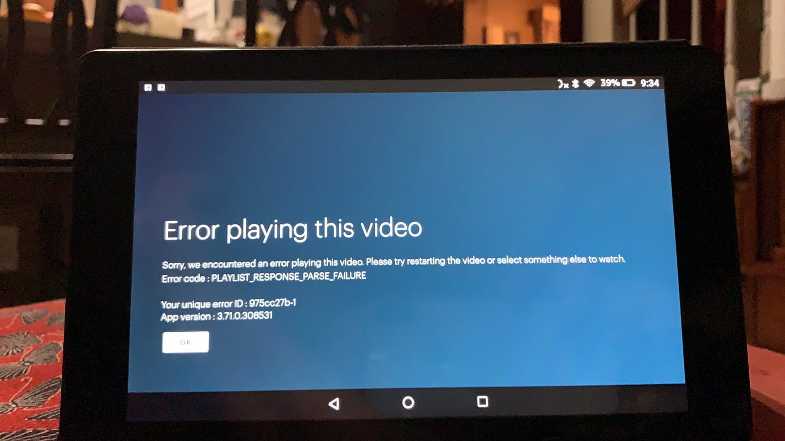 Hulu down & not working - Error playing & streaming video for many