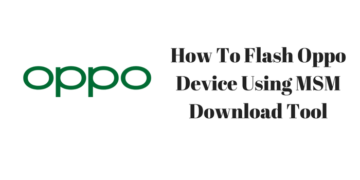 MSM Download Tool for Oppo