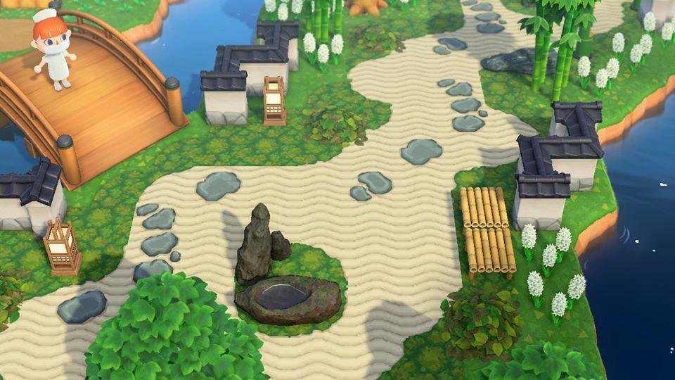 Animal Crossing: New Horizons New Custom Paths, Streets, Wood Steps