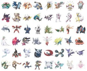 List 1 Mega Evolution