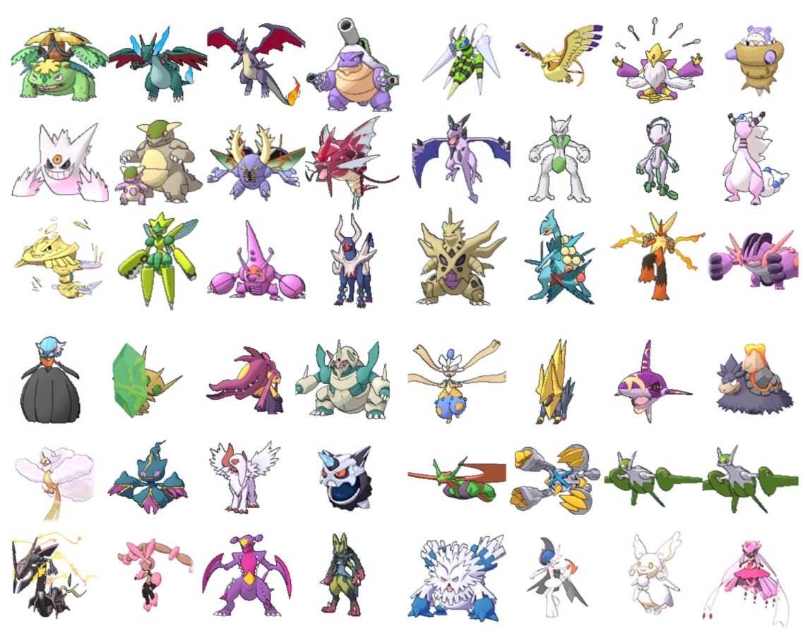 Pokémon Go - Mega Evolution List & Their Shiny Forms - DigiStatement