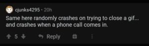 Phone Call App Crash