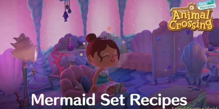 Animal Crossing New Horizons (ACNH) : How To Get Mermaid Furniture Set DIY Recipes