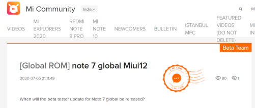 miui 12 status for xiaomi redmi note 7 digistatement