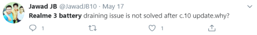Realme 3 battery drain issue