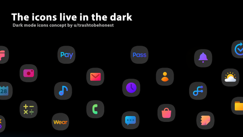 Samsung dark icons