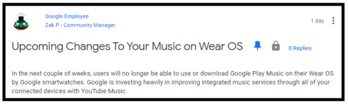 Google Play Music shutdown