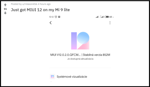 MIUI 12 for Mi 9 Lite