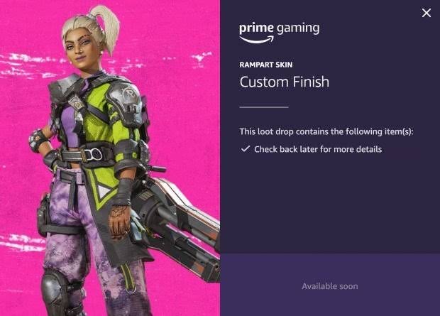 Twitch Prime Rampart Skin