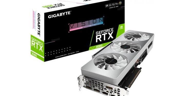 Gigabyte GeForce RTX 3080 Vision OC