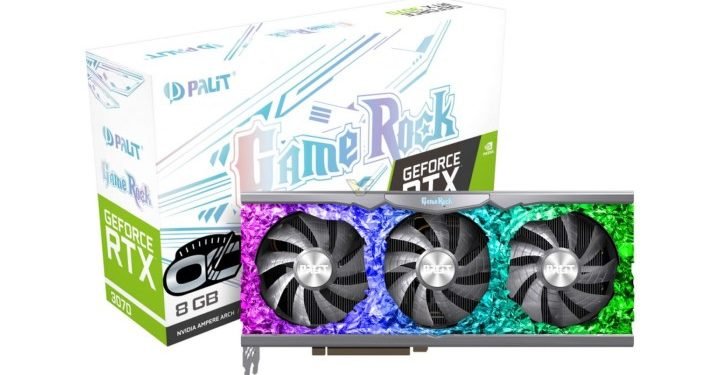PALIT RTX 3070 GameRock