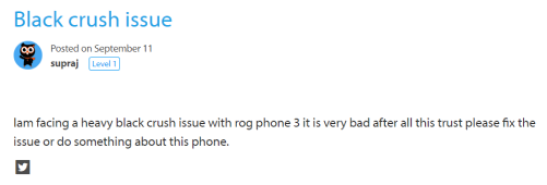 ROG Phone 3 black crush