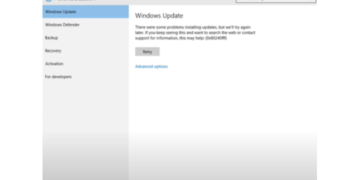 Fix Error 0x80300024