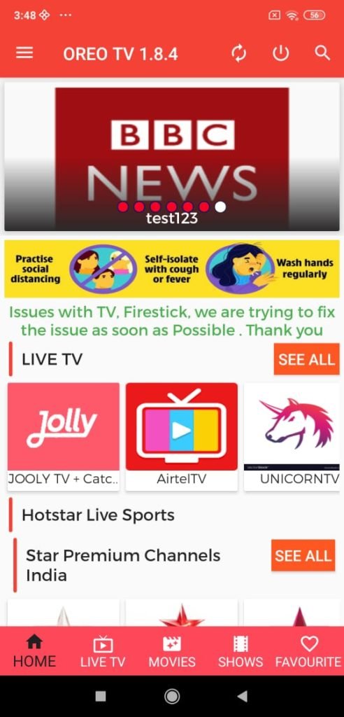 Ipl live best sale channel app