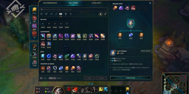 Shop store update LOL 10.22 PBE
