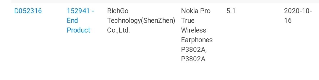 Nokia earphones Bluetooth SIG