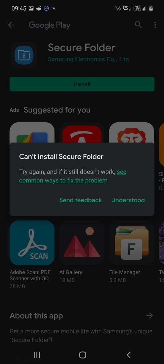 Secure Folder