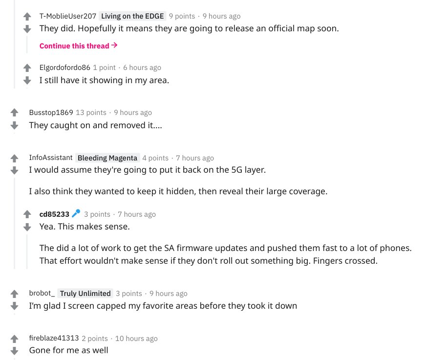 TMOBILE REDDIT N41 MAP