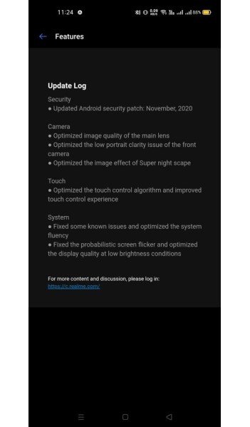 Realme UI update