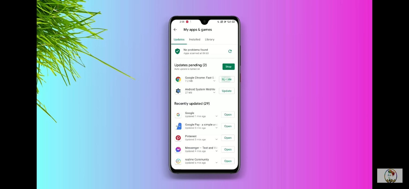 How to fix Android System WebView and Google Chrome not updating ...