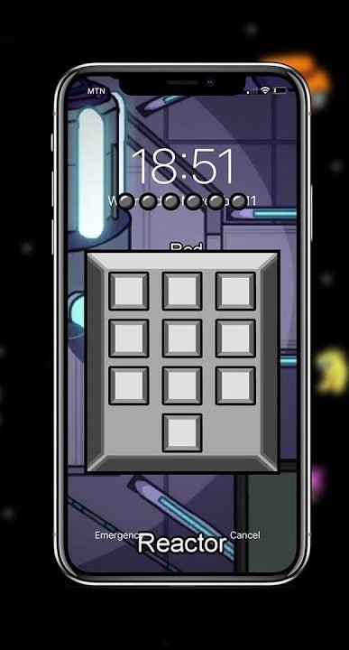 AmongLock Tweak Adds Among Us Inspired Passcode Screen To iPhone