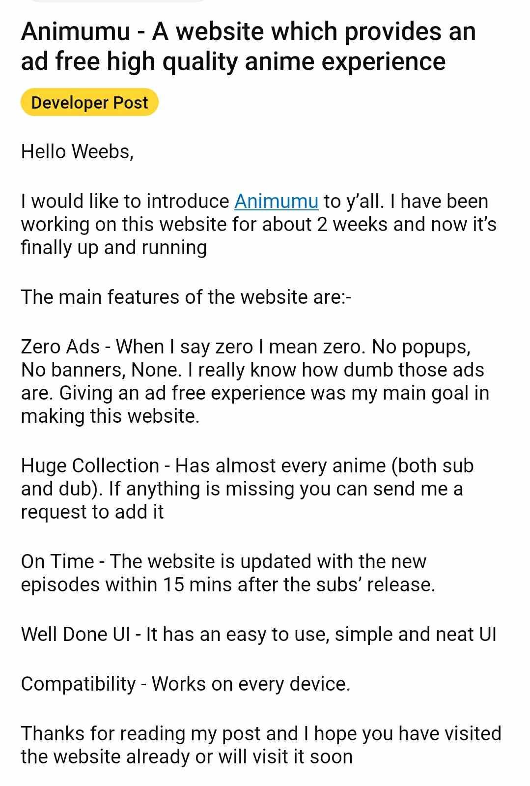 4anime.to not working for users, servers down right now - DigiStatement