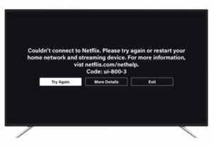 Netflix Error ui-800-3