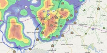 LG&E power outage map