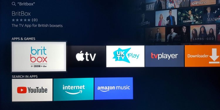 Britbox on Amazon Fire TV
